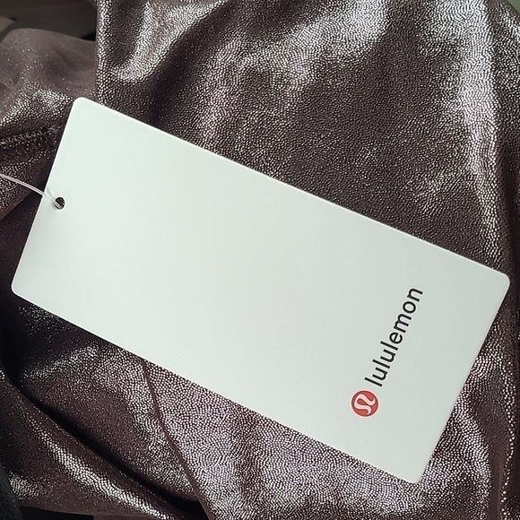 Lululemon Align High-Rise Short 8" *Shine Radiate Foil Print French Press Size 4 - Picture 7 of 15